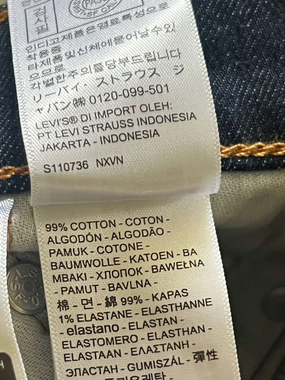 Levi's blue 514 Straight Jeans NWT 32 x 32